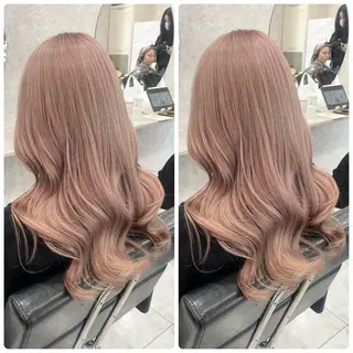 セミロング 🦋ハイトーン🦋 石山 希理🦋のヘアスタイル