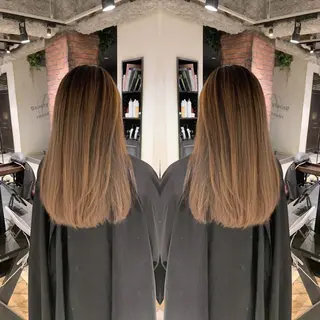 ロング 田中 聖也のヘアスタイル