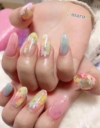 ネイル まるみ ♡のネイルデザイン