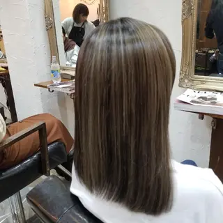 セミロング カラー bathair  所属・bathair 持田侑祐のヘアスタイル