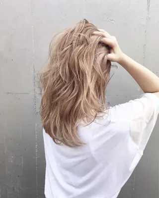 ロング IVE所属・ダブルカラー🤍 髪質改善／原島のヘアスタイル