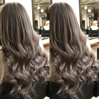 ロング カラー ヘアアレンジ 下妻 カラーエクステ難波のヘアスタイル