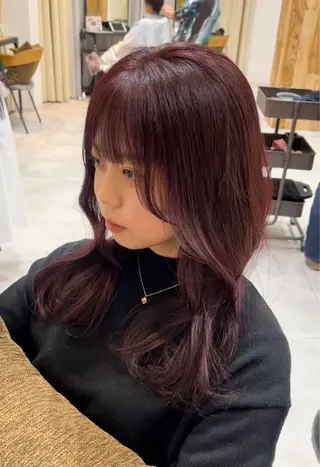 ミディアム カラー VIEW　yokohama所属・透明感カラー🌿/ 髪質改善カラー/カナのヘアスタイル