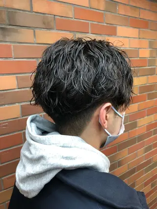 ショート パーマ メンズ ⭐️TOSHIKI メンズパーマオタク⭐のヘアスタイル