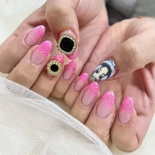 ミディアム ネイル 池袋痛ネイル Nok. 渡辺のネイルデザイン