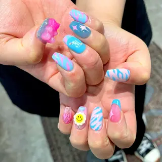 ネイル 0203ムニムサン 💙Airiのネイルデザイン