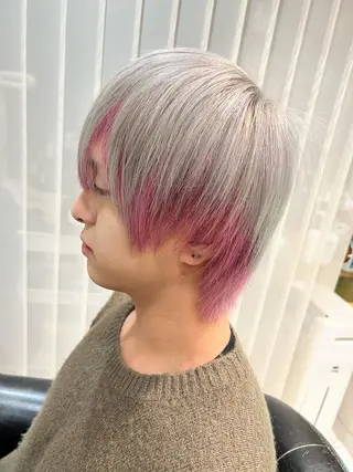 ショート カラー メンズ hair salonJEWEL所属・✨jewel✨ naokiのヘアスタイル