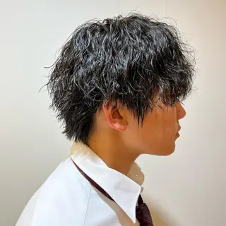 ショート パーマ メンズ メンズ特化 美容師かずまのヘアスタイル