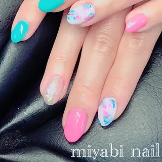 ネイル miyabi nail 桂川駅近くのネイルデザイン