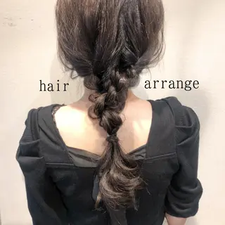 ロング ヘアアレンジ カラーパティシエ facce🌼ikoのヘアスタイル