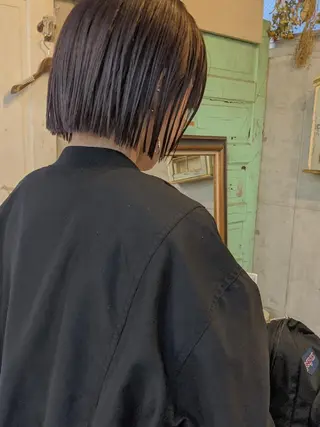 ミディアム パーマ 南堀江 möwen ( メーヴェ )所属・mowen RUIのヘアスタイル