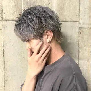 カラー メンズ 園 冬稀のヘアスタイル