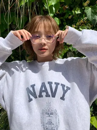 ミディアム カラー パーマ kith.所属・ケアカラー×髪質改善 🌙OKUBO🌙のヘアスタイル