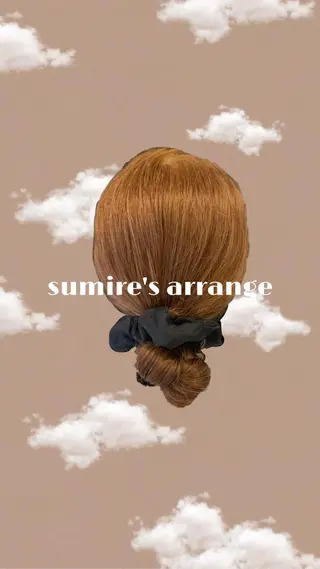 ロング ヘアアレンジ 韓国ヘア/ sumireのヘアスタイル