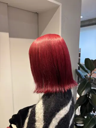 ミディアム カラー りあの🎀 /暖色カラー🍒のヘアスタイル