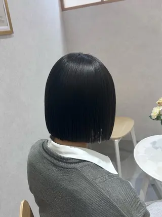 ミディアム maoお洒落ヘア bob/艶カラーのヘアスタイル