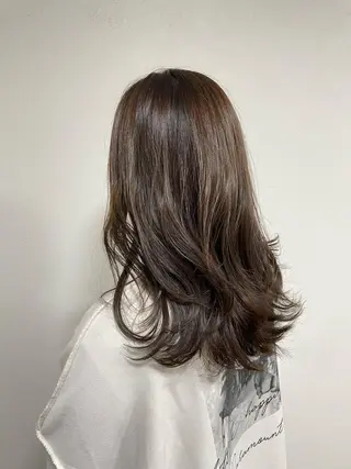 ミディアム 艶髪カラー& トリートメント　松村のヘアスタイル