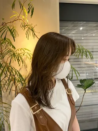 ミディアム アカリ /パーマスタイルのヘアスタイル