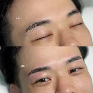 メンズ アイブロウ jiem5 𝐦𝐚𝐧𝐚🎀のマツエク・マツパデザイン