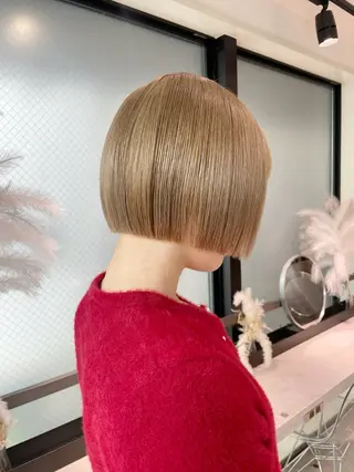 ショート GO TODAY SHAiRE SALON 原宿本店所属・REINA/ブリーチ /ハイトーン/原宿のヘアスタイル