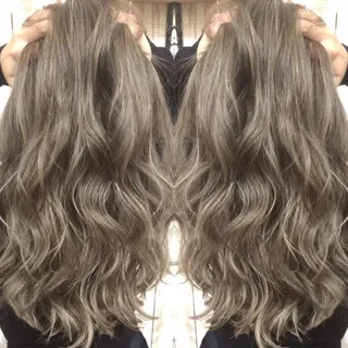 ロング カラー 井上 一平のヘアスタイル