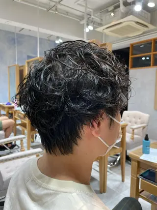 ショート パーマ 若林 良のヘアスタイル