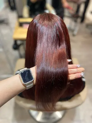 カラー 髪質改善✨/ 透明カラー🫧れいなのヘアスタイル