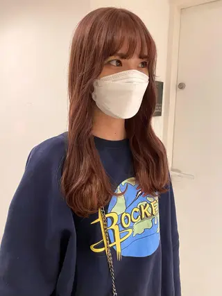 ロング カラー アオイ🩵暖色 /まろやかカラーのヘアスタイル