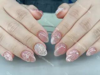 ネイル 神田 ココナッツのネイルデザイン
