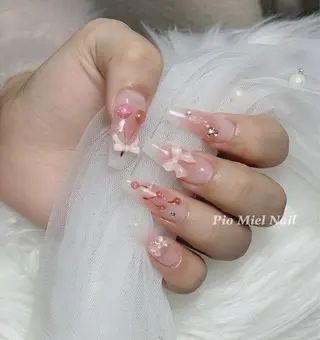 ネイル HANA 長さだしのネイルデザイン