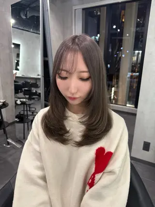 ミディアム 💖艶髪/韓国ヘア 💖asukaのヘアスタイル