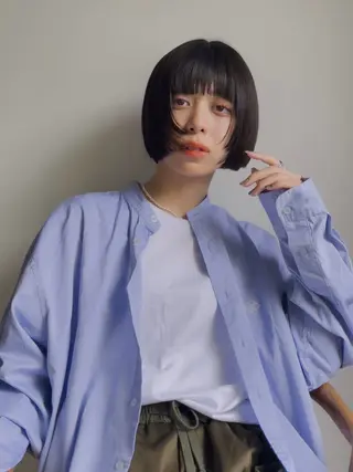 ミディアム fithue ボブ〻kotonoのヘアスタイル