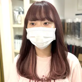 セミロング 美容室ORIKA /AI 海外レイヤーのヘアスタイル