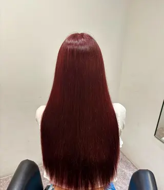 セミロング カラー よしえ /心斎橋美容室のヘアスタイル