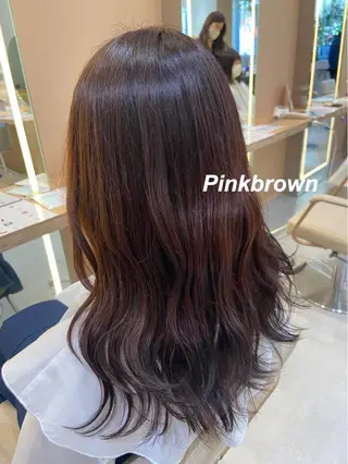 セミロング プルエクステ/インナ ーカラー🦊はるなのヘアスタイル