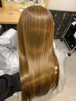 セミロング カラー ヘアアレンジ AUBE HAIRazul吉祥寺所属・綺麗な髪質にしたい方 限定🌈清水　祥のヘアスタイル