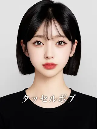 ショート タンバルモリ/ タッセルボブ/神山のヘアスタイル