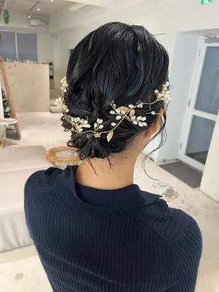 ヘアアレンジ 透明感color ˚✧₊amuのヘアスタイル