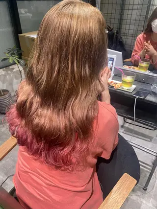 カラー AYANE 韓国ヘア /レイヤーカットのヘアスタイル