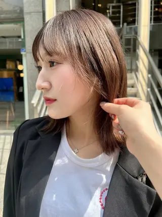 カラー SARA もものヘアスタイル