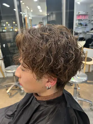 パーマ メンズ 原宿 フェザーパーマ fifth イノウエのヘアスタイル