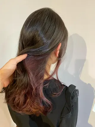 ミディアム カラー scene.池袋所属・scene. haraのヘアスタイル