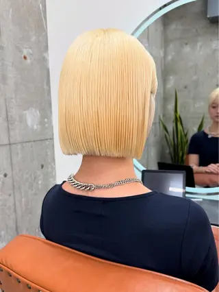 ショート カラー グレージュ/レイヤー /ボブ/moyu🎀のヘアスタイル