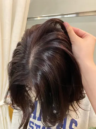 ミディアム カラー NIKO/名古屋/ 伏見/花屋併設のヘアスタイル