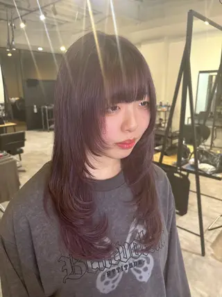 ロング カラー number＋所属・number＋ / 璃々花のヘアスタイル