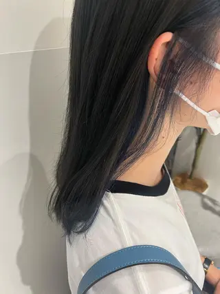 セミロング aoi ♡グレージュ ・ベージュカラーのヘアスタイル