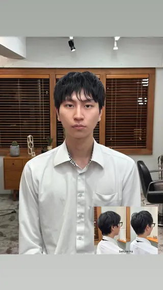 メンズ aiko【艶カラー ・ミニモ年内で終了】のヘアスタイル