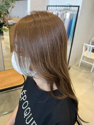 カラー 福島 果音のヘアスタイル