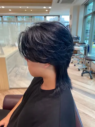 ショート パーマ メンズ メンズ特化/フェザー /パーマ/伊勢元のヘアスタイル