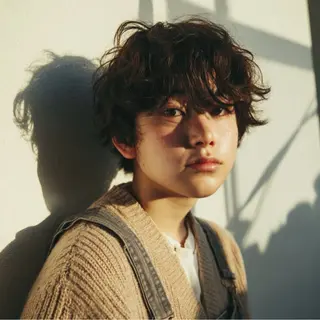 ショート パーマ メンズ ツイスパ/波巻き対応 メンズ特化　石川愛理のヘアスタイル